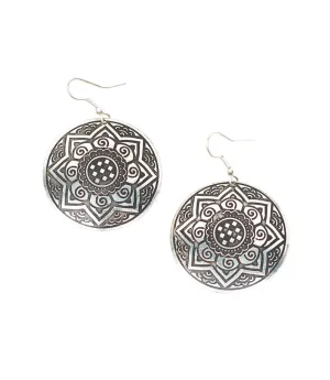 Sun Medallion Earrings