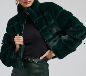 Tala Faux Fur Bomber