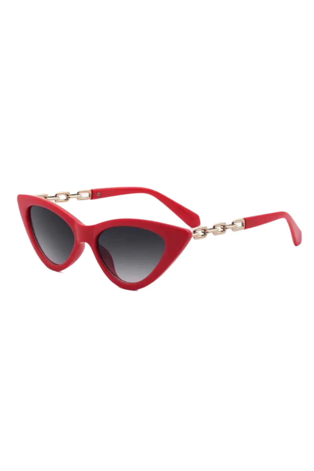 TEEK - Size Chain Cat-Eye Sunglasses