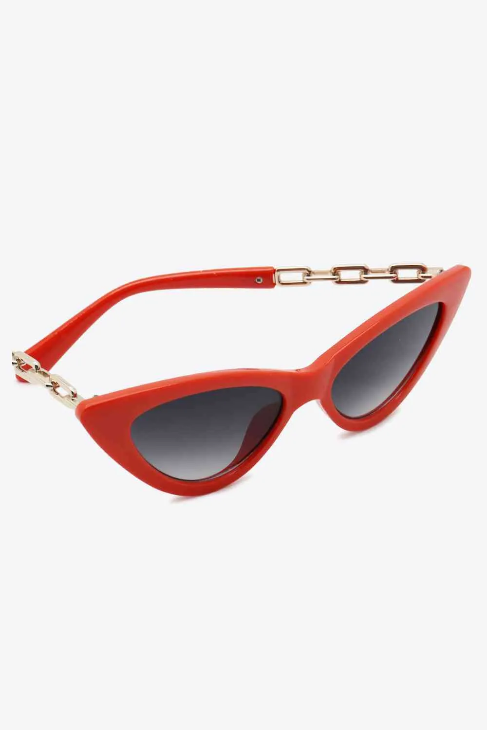 TEEK - Size Chain Cat-Eye Sunglasses