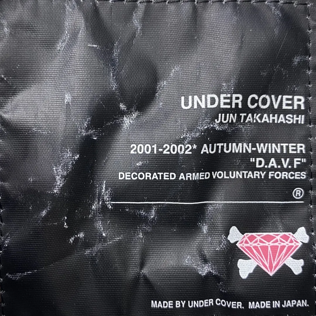 Undercoverism Flannel Hybrid Jacket AW02-03 Size Medium