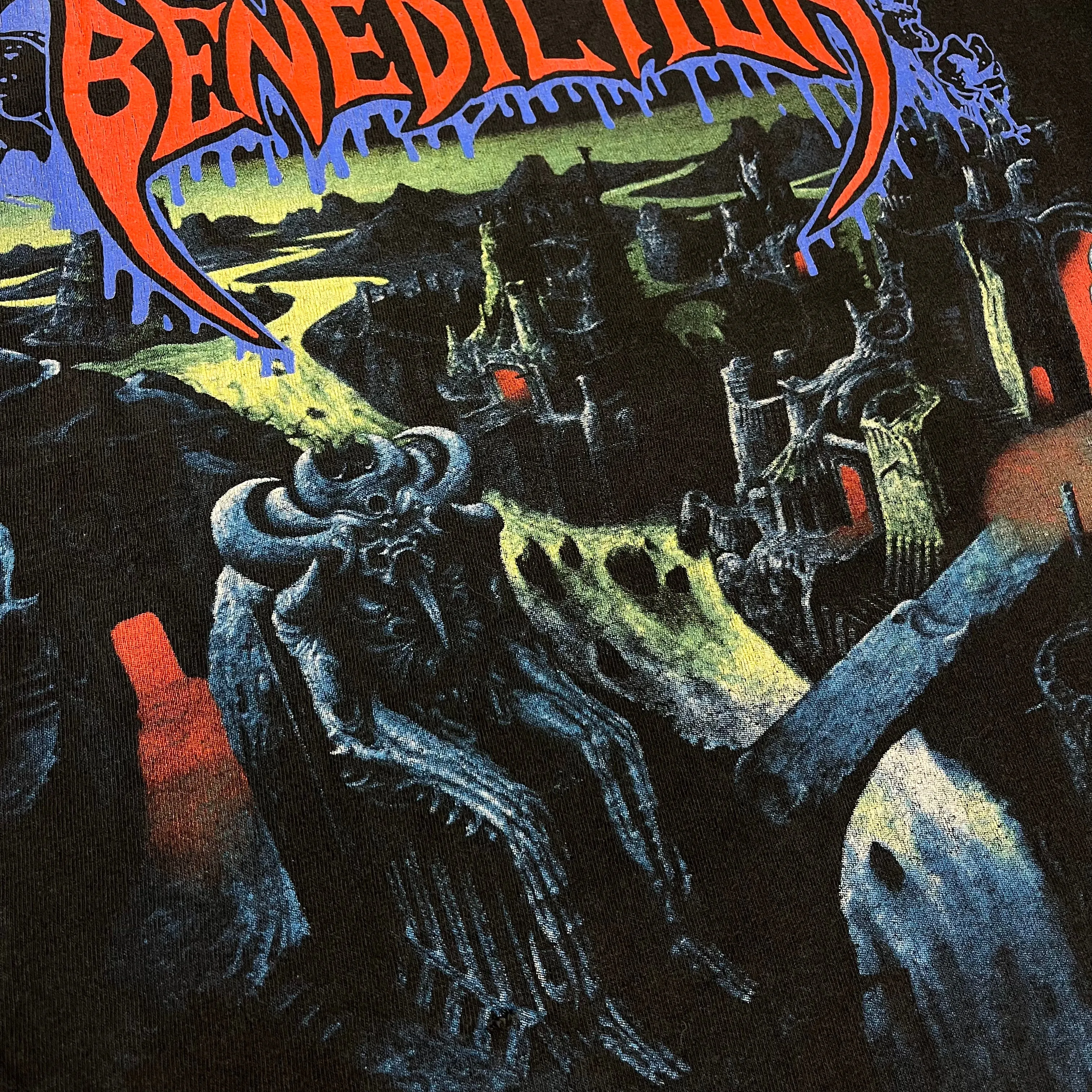 Vintage Benediction "Transcend The Rubicon" 1993 World Violation Long Sleeve Shirt
