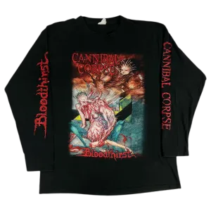 Vintage Cannibal Corpse "Bloodthrist" Long Sleeve Shirt