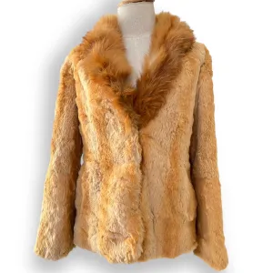 Vintage Fur Coat with Collar