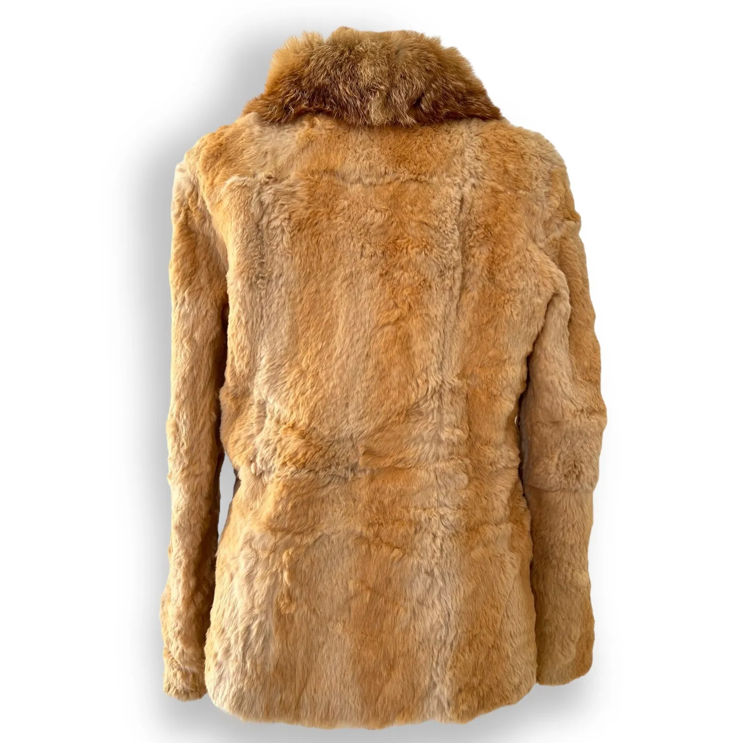 Vintage Fur Coat with Collar