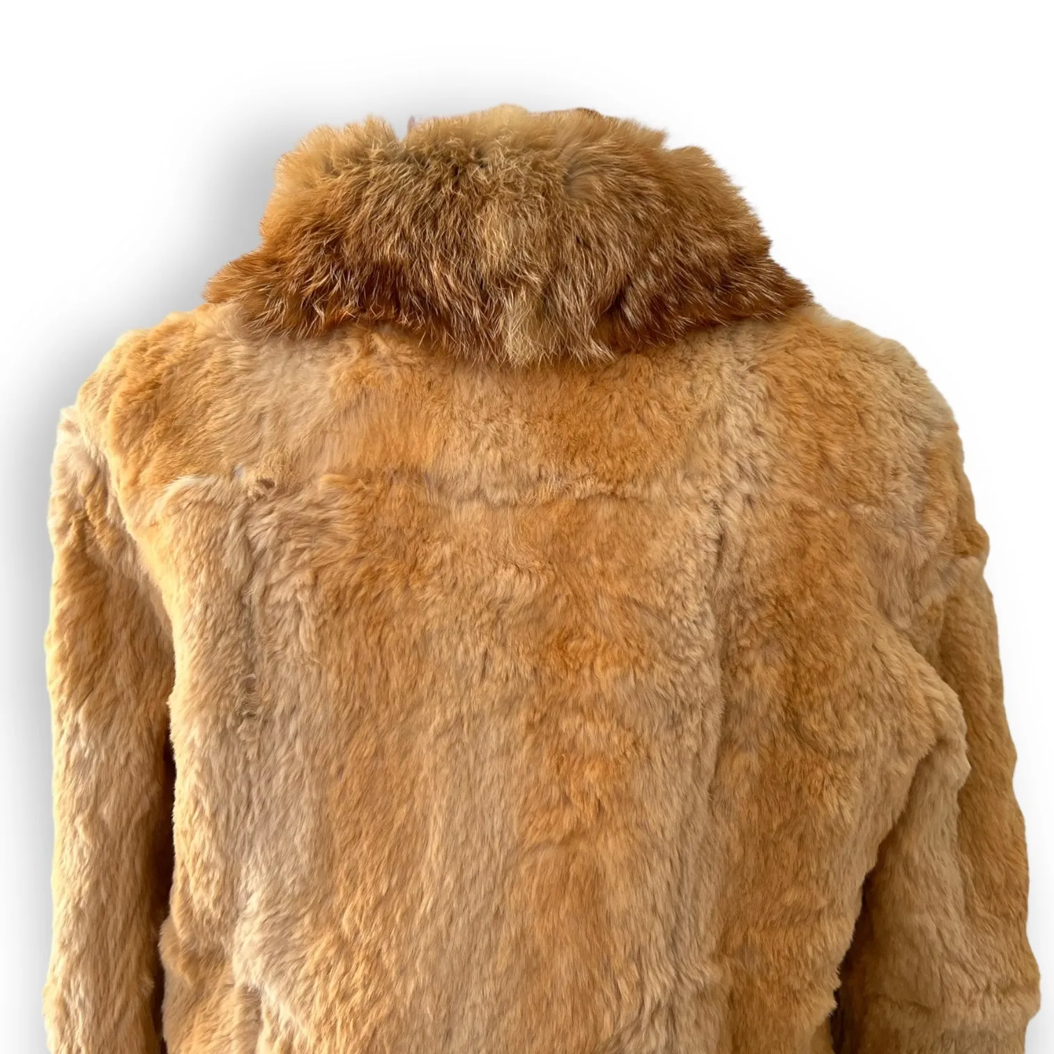 Vintage Fur Coat with Collar