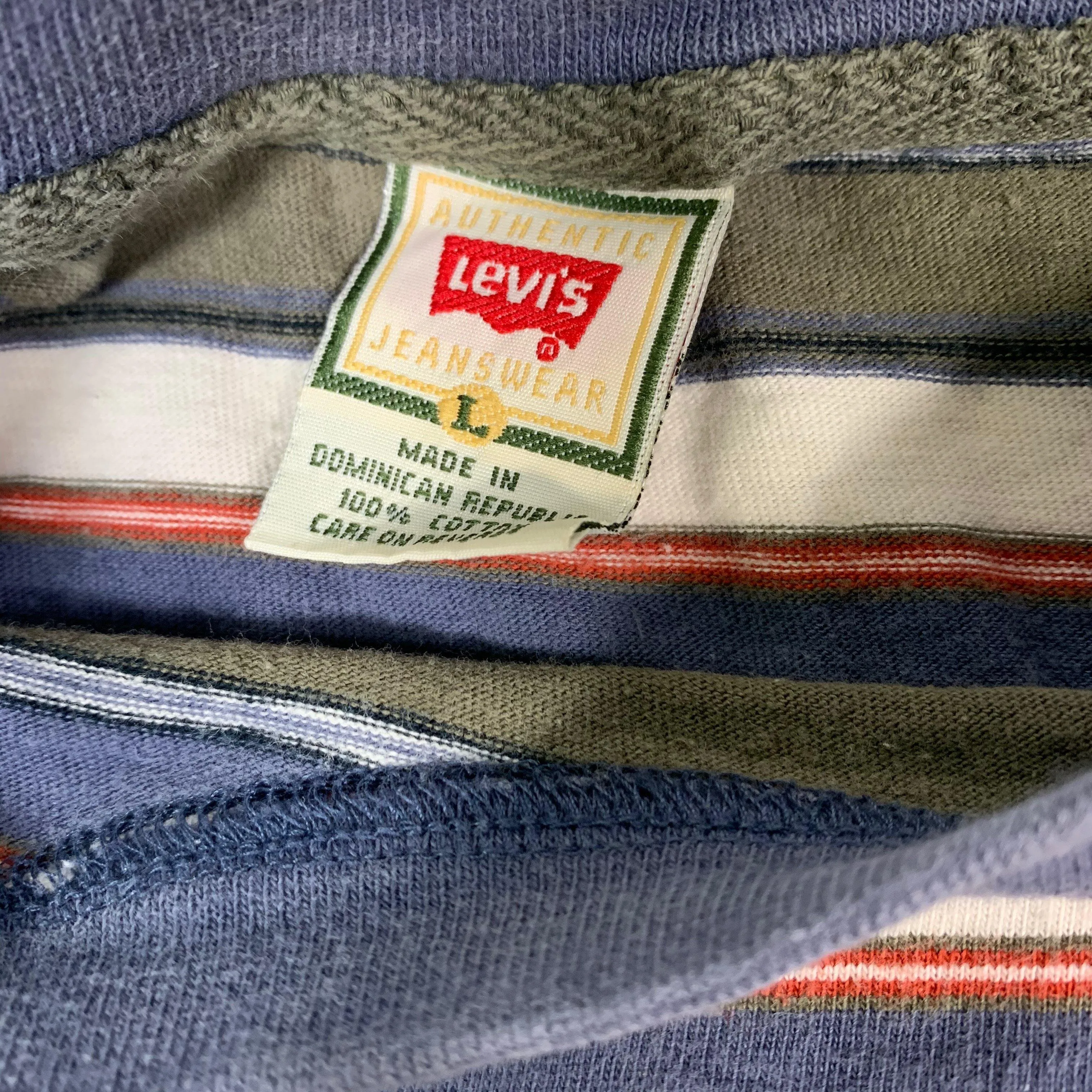 Vintage Levi's "Striped" Long Sleeve Shirt