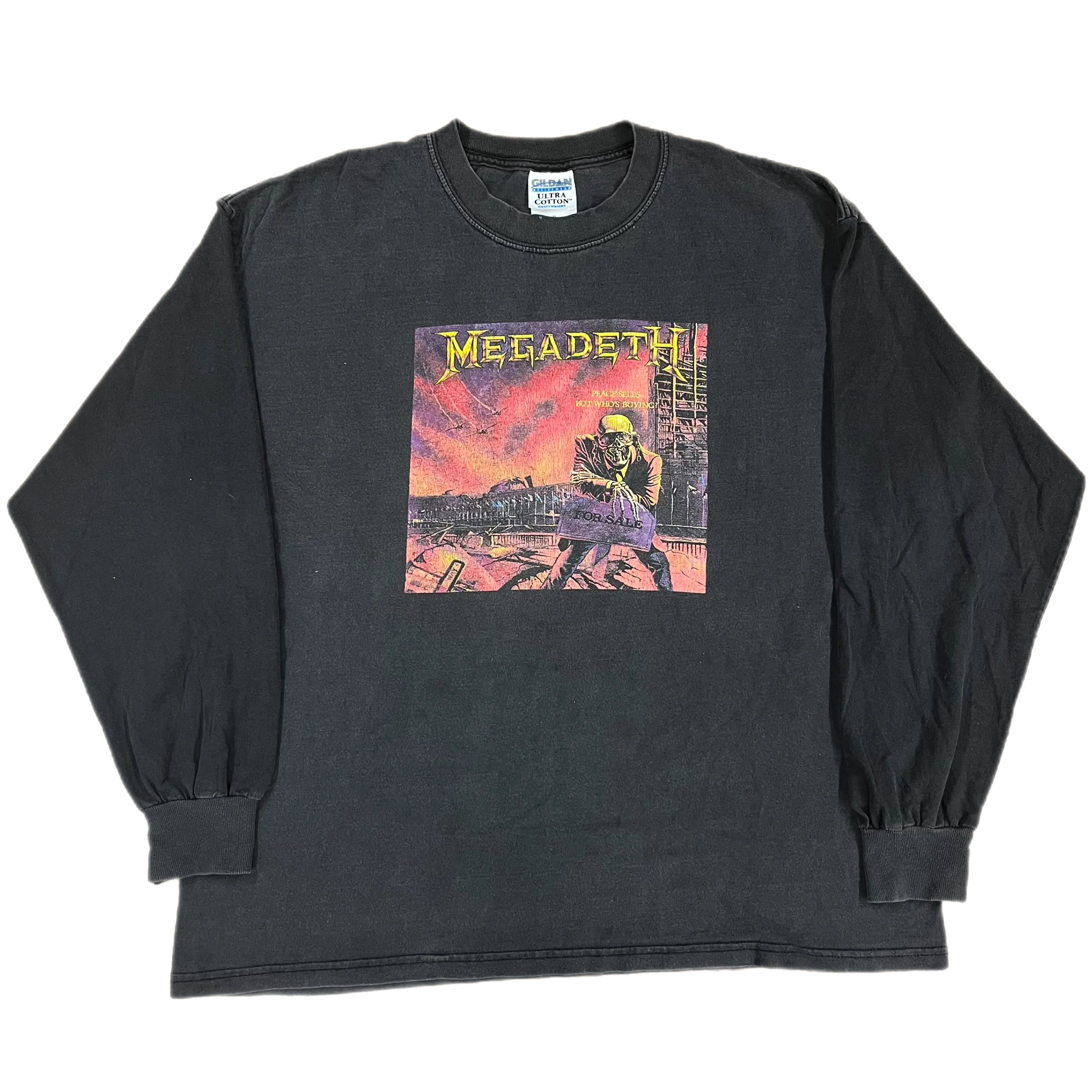 Vintage Megadeth "Peace Sells But Who's Buying" Long Sleeve Shirt