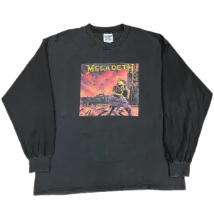 Vintage Megadeth "Peace Sells But Who's Buying" Long Sleeve Shirt