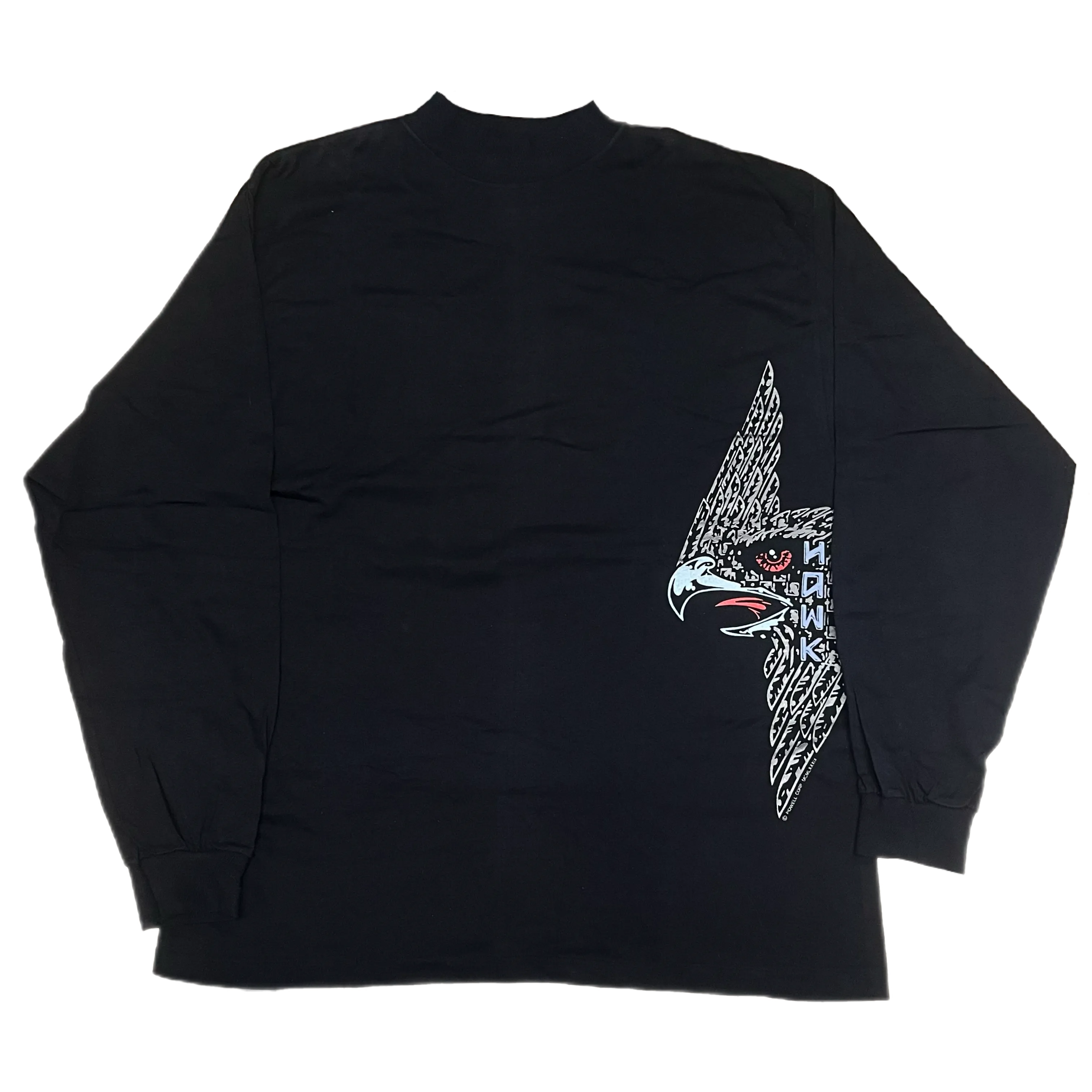 Vintage Tony Hawk "Powell Peralta" Rib Print Long Sleeve Shirt
