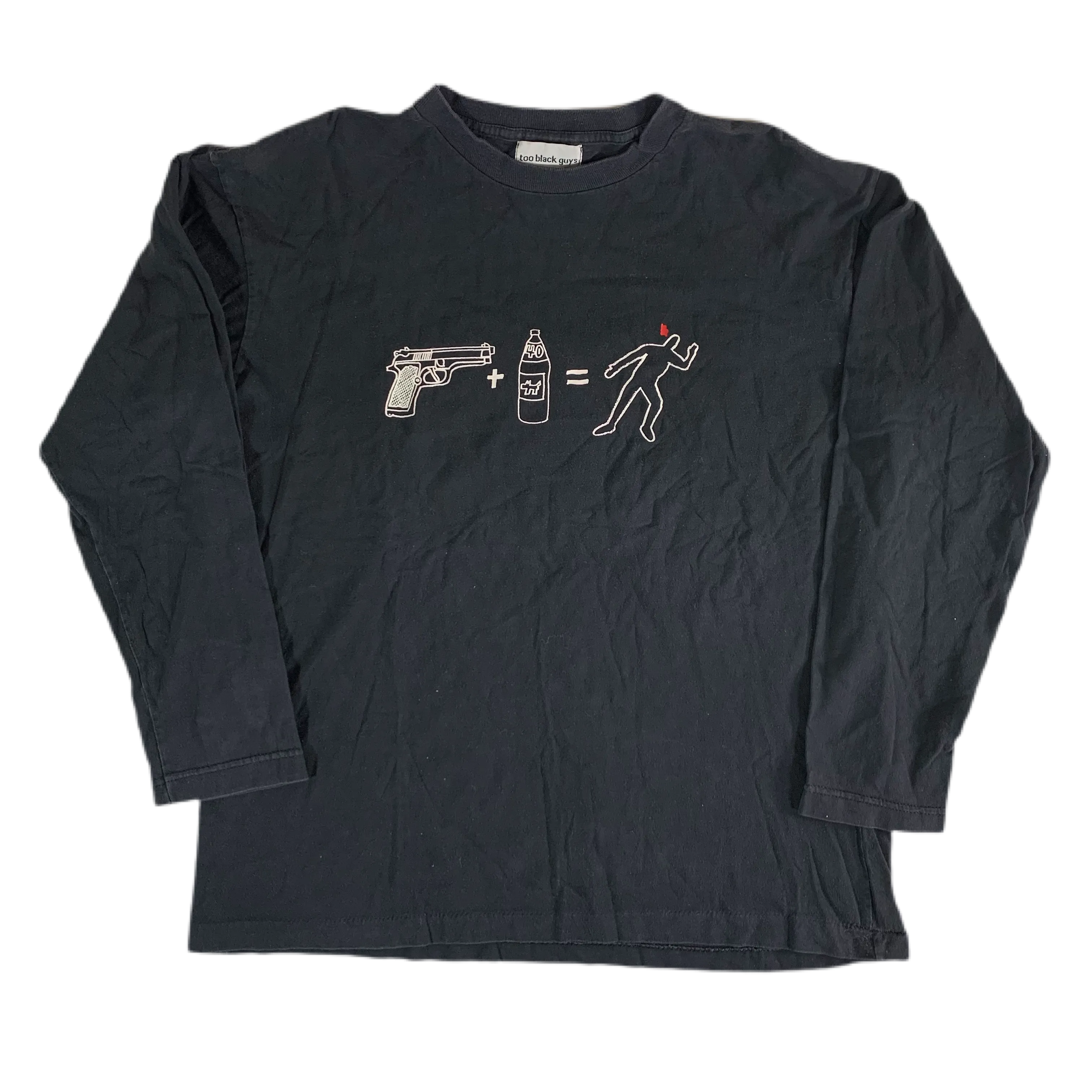 Vintage Too Black Guys "Toronto" Long Sleeve Shirt
