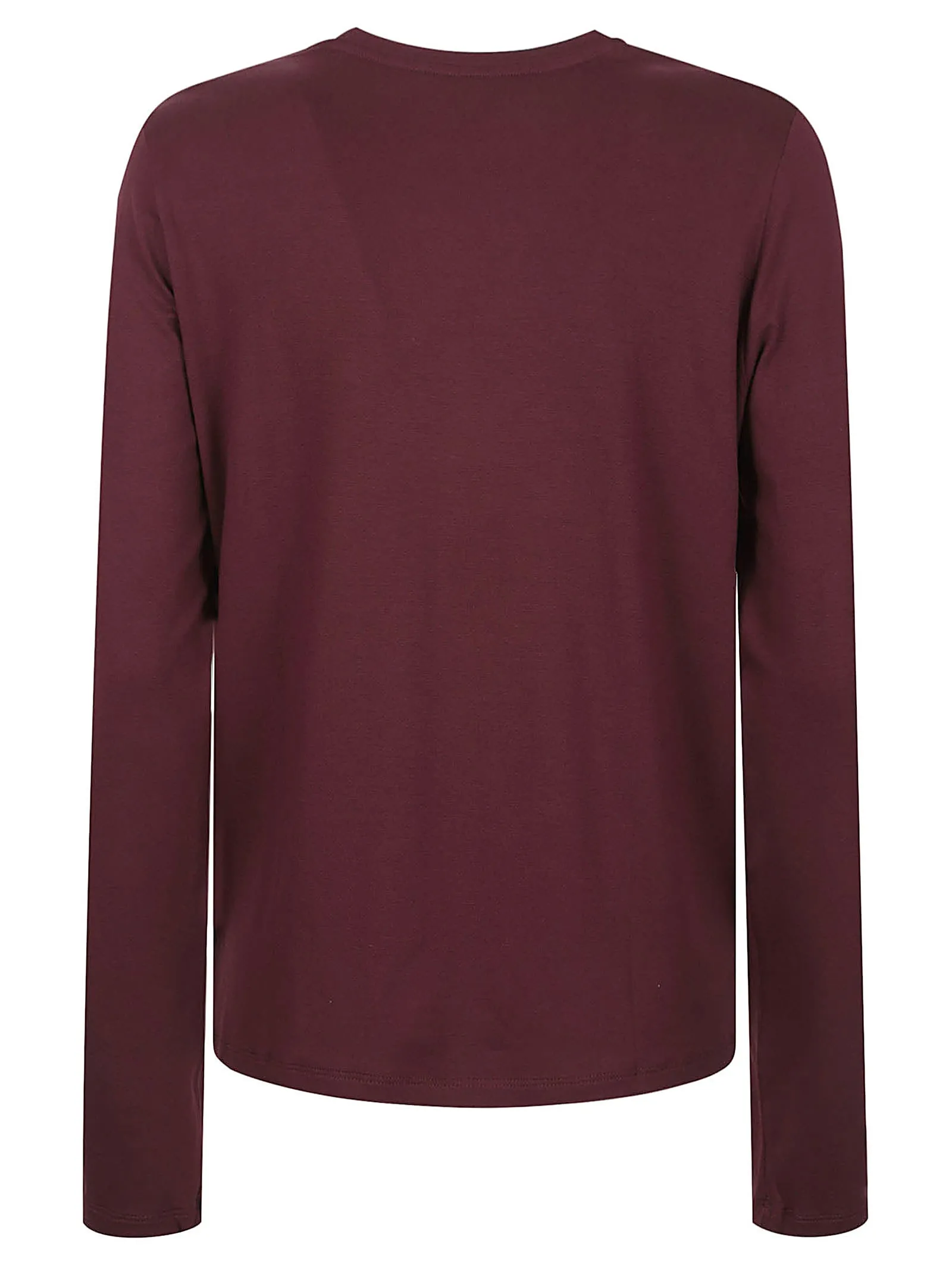 Viscose Long Sleeve Tee - Prune