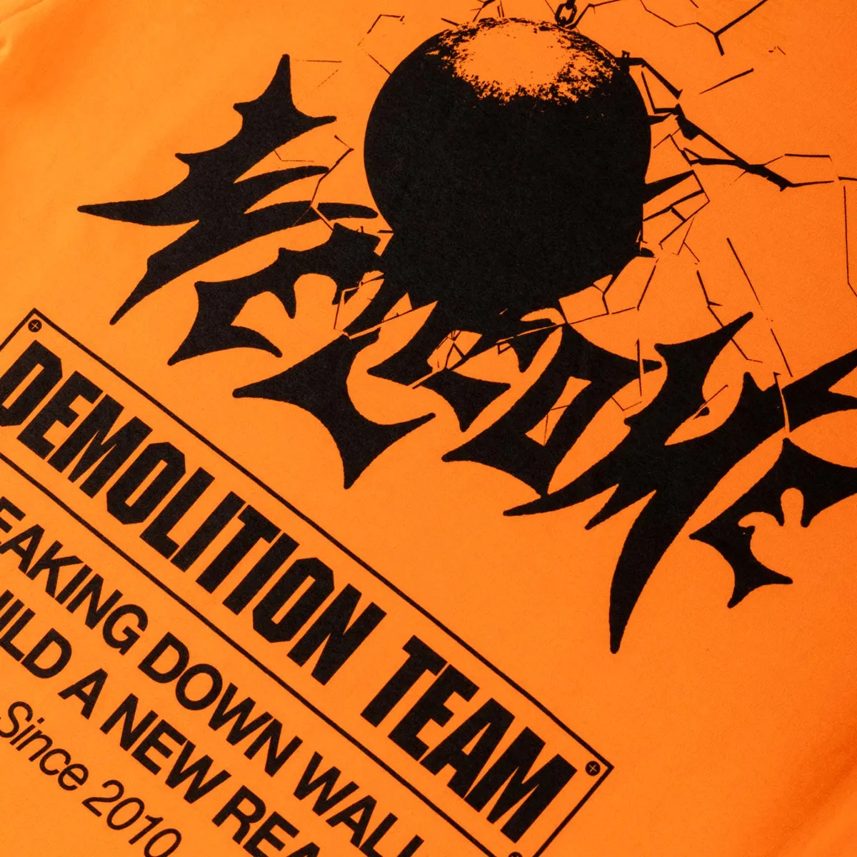 Welcome Demolition Long Sleeve T-Shirt - Orange