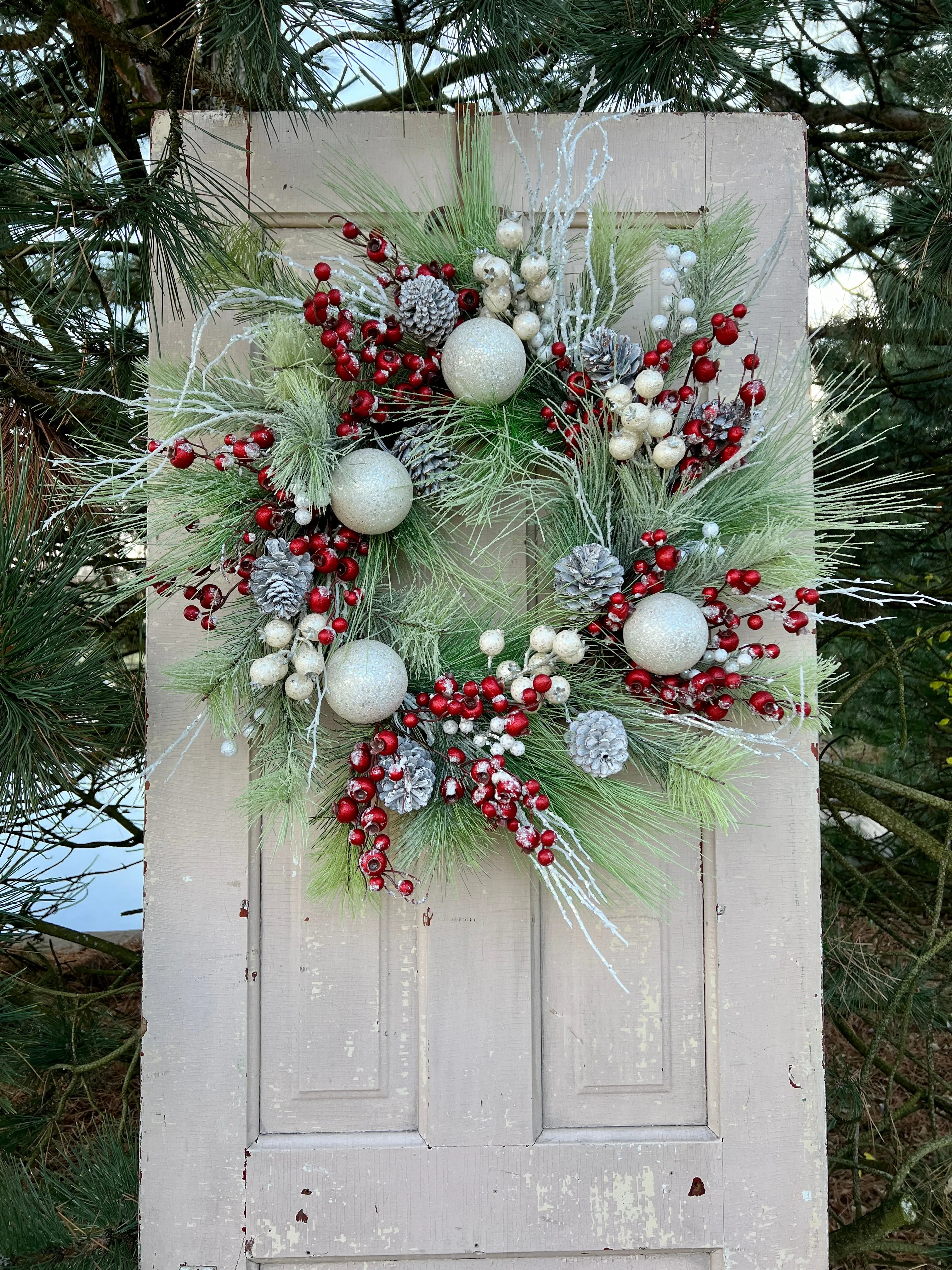 Whimsical Festive Christmas Wreath