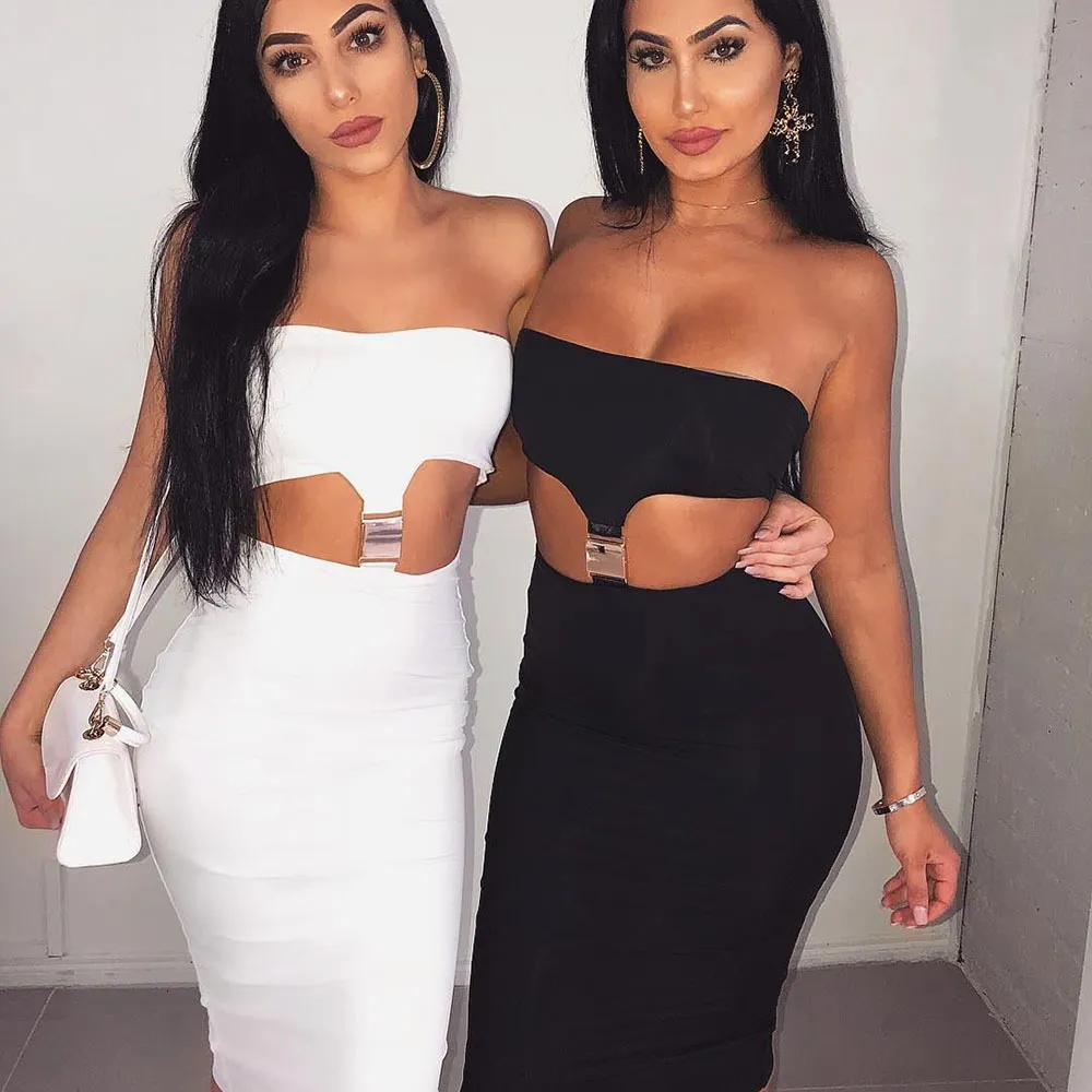 Women's Summer Sheath Backless Off-Shoulder Dress