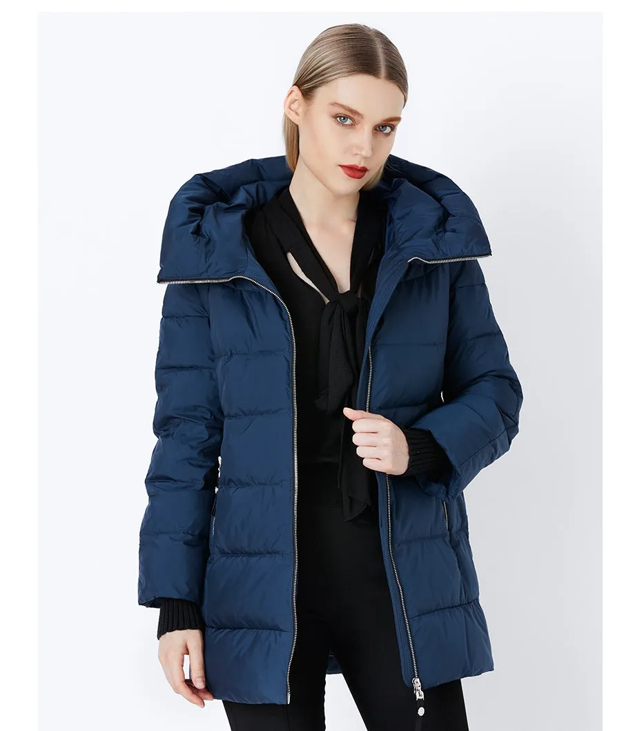 Women's Winter Stylish Warm Cotton Long Down Coat