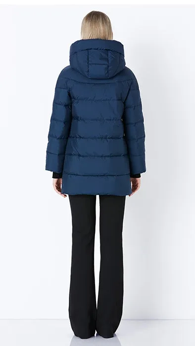 Women's Winter Stylish Warm Cotton Long Down Coat