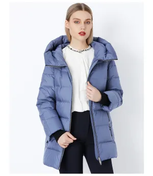 Women's Winter Stylish Warm Cotton Long Down Coat