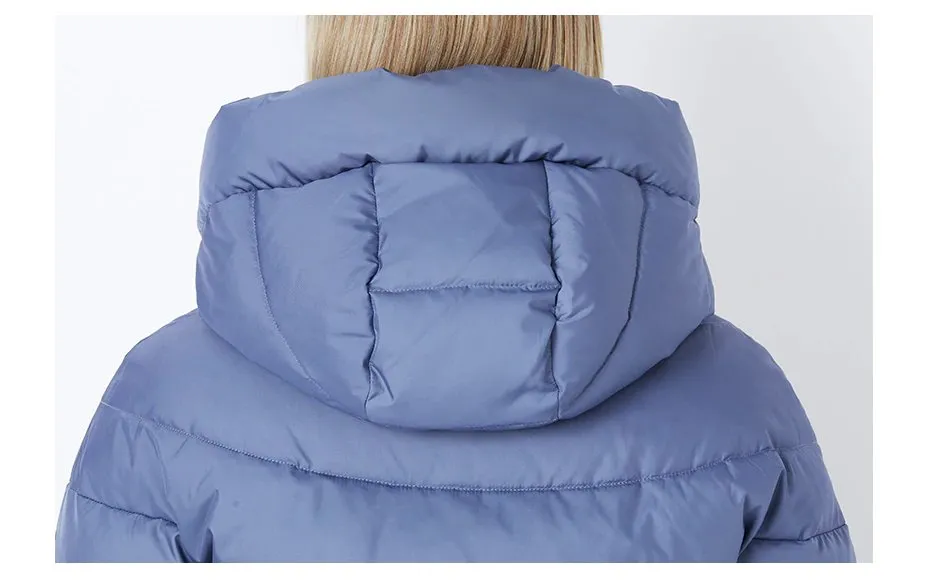 Women's Winter Stylish Warm Cotton Long Down Coat