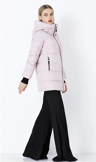 Women's Winter Stylish Warm Cotton Long Down Coat