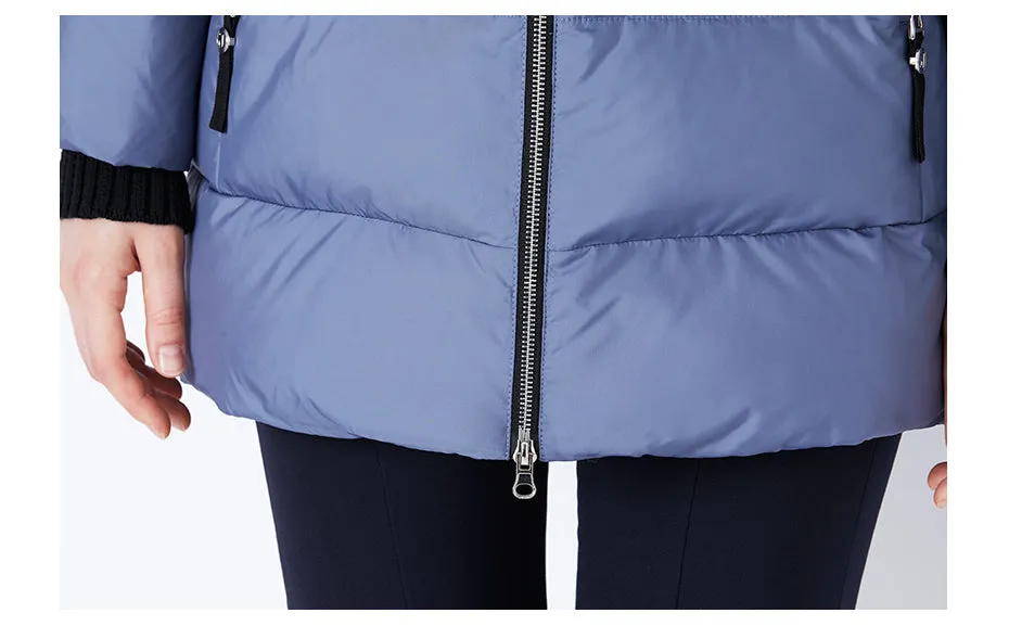 Women's Winter Stylish Warm Cotton Long Down Coat
