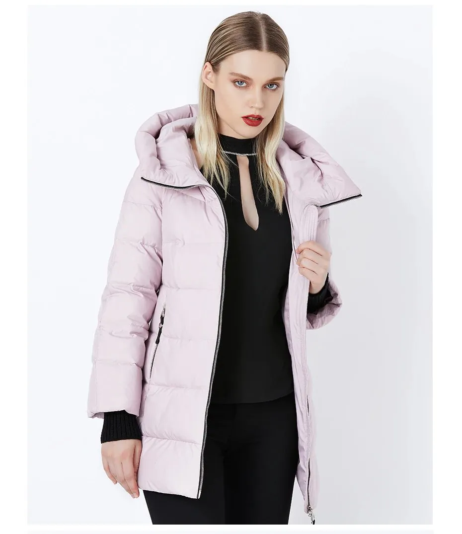 Women's Winter Stylish Warm Cotton Long Down Coat