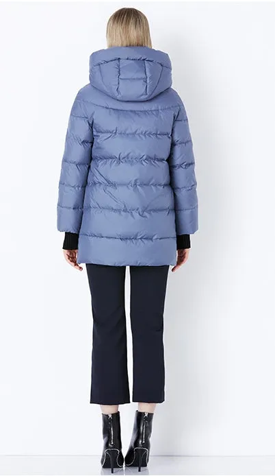 Women's Winter Stylish Warm Cotton Long Down Coat