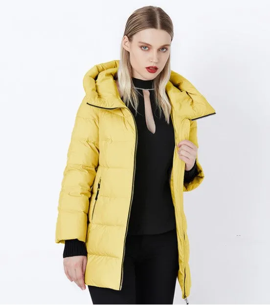 Women's Winter Stylish Warm Cotton Long Down Coat