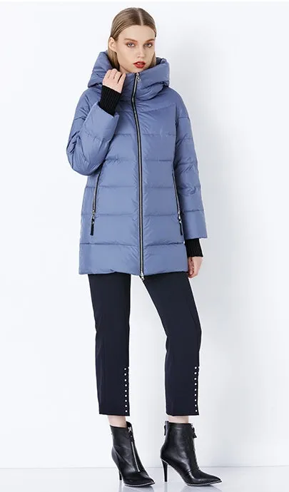 Women's Winter Stylish Warm Cotton Long Down Coat