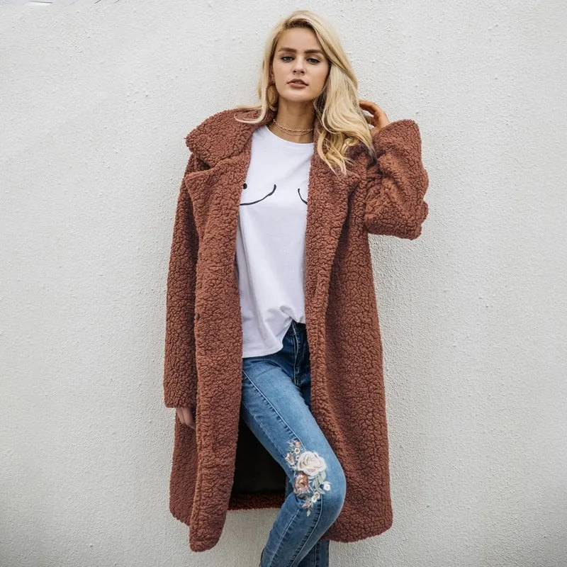 Women's Winter Wool Blend Warm Coat