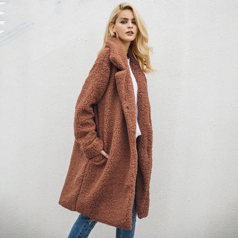 Women's Winter Wool Blend Warm Coat