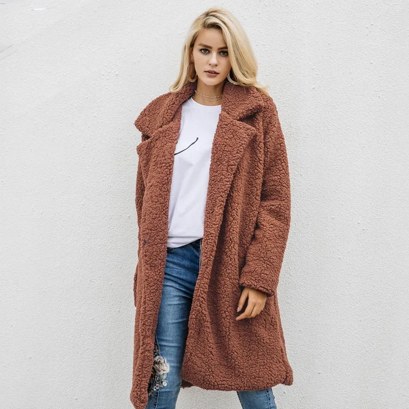 Women's Winter Wool Blend Warm Coat