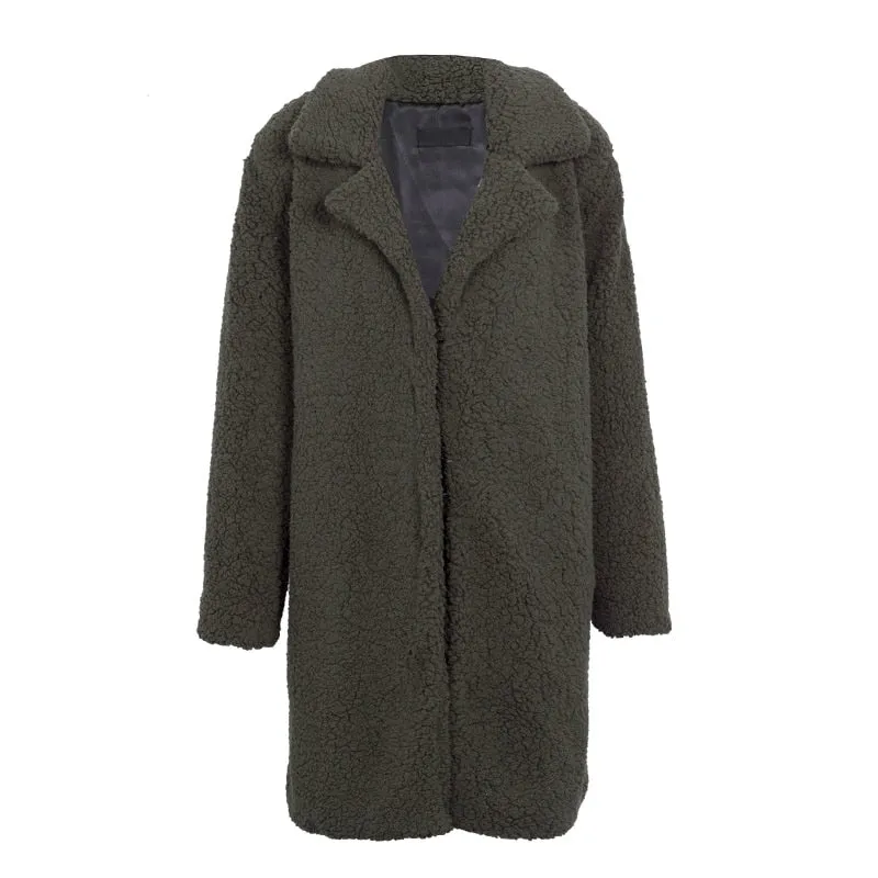 Women's Winter Wool Blend Warm Coat