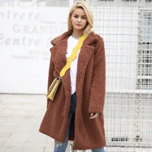 Women's Winter Wool Blend Warm Coat